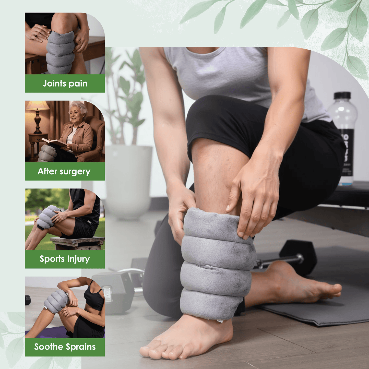 Knee Microwave Heating Pad for Knee Pain Relief