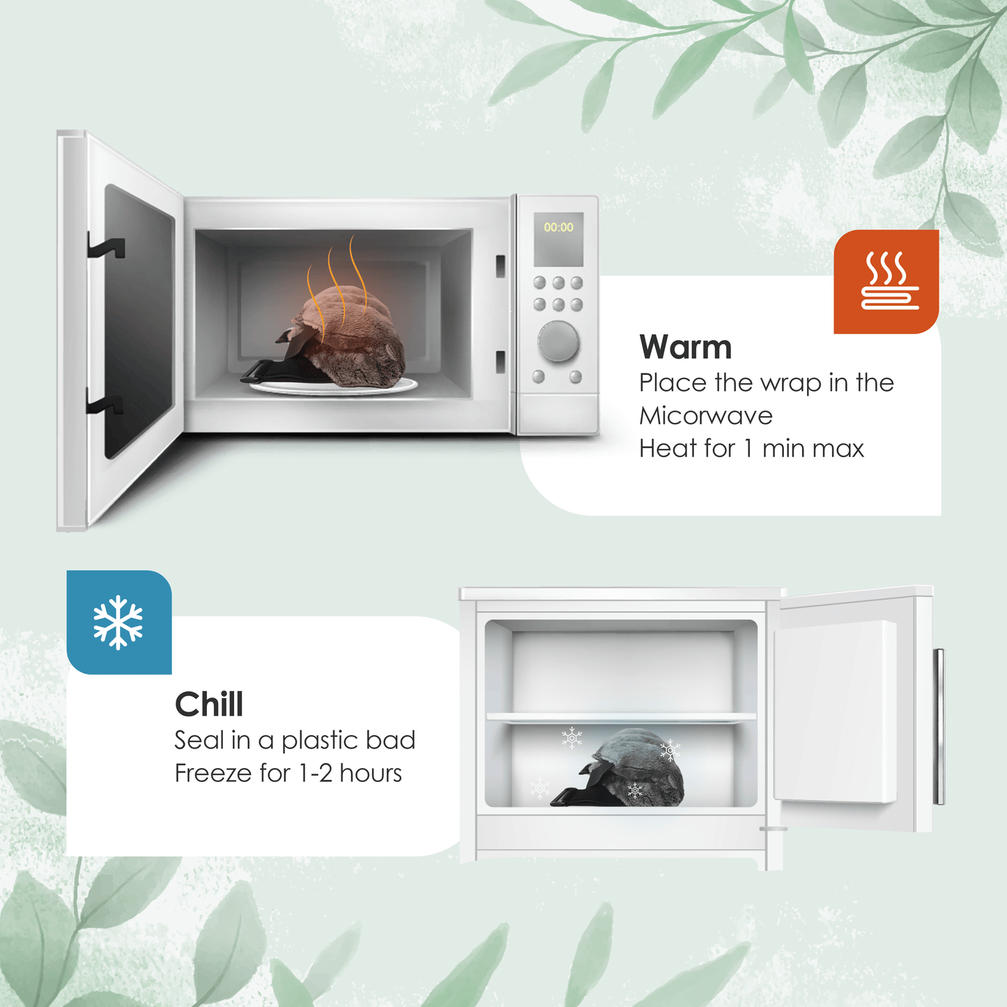 Knee Microwave Heating Pad for Knee Pain Relief