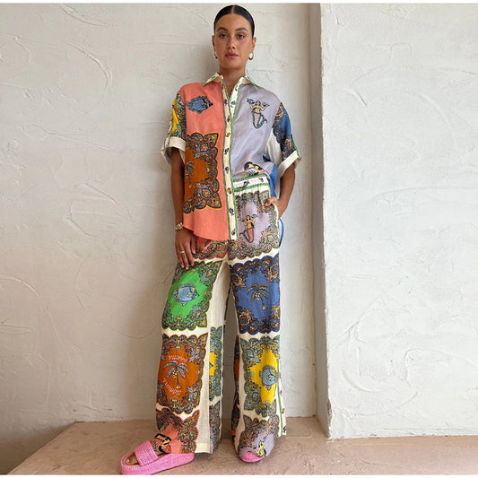 Resort Casual Pants Suit